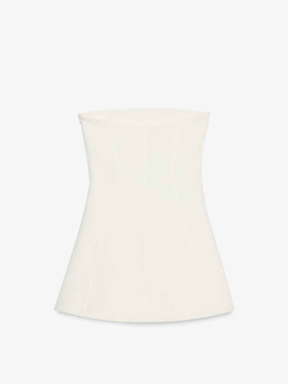 ✨ Zara Structured Bandeau Mini Dress – Size L – NWT - Picture 8 of 15